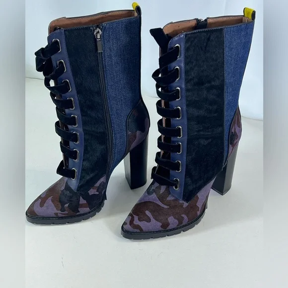 I AM JENNIFER LE Major Mid Calf Boots Size:8/8.5 39(IT) EUC Worn Once - NO BOX - Picture 5 of 16